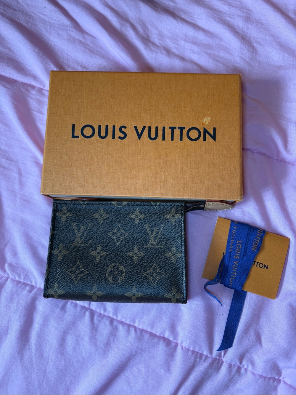 Louis vuitton toiletry on chain pouch insert POUCH ONLY